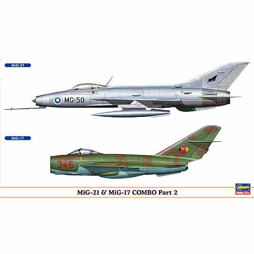 BH00950 1/72 MiG-21 &amp; MiG-17 Combo Part 2 (Contain 2 kits)