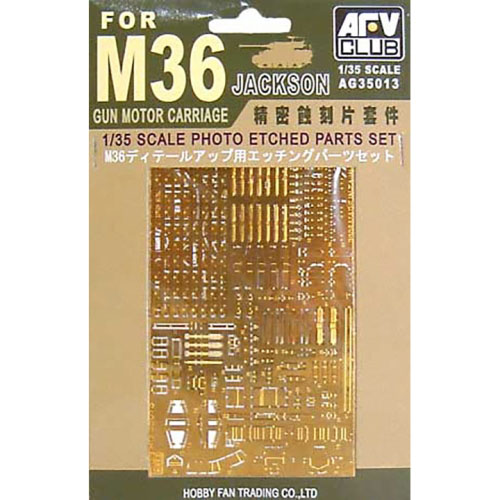 BFAG35013 1/35 Photo-etched parts for M36 Jackson
