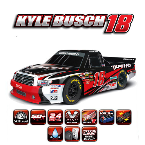 카일 부시 브러시리스 트럭 1/16 Kyle Busch Camping World Race Replica - 2.4GHz Brushless Race Truck CB7321