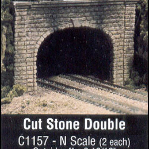 JWC1157 터널: 컷스톤 더블 - N scale (2ea)