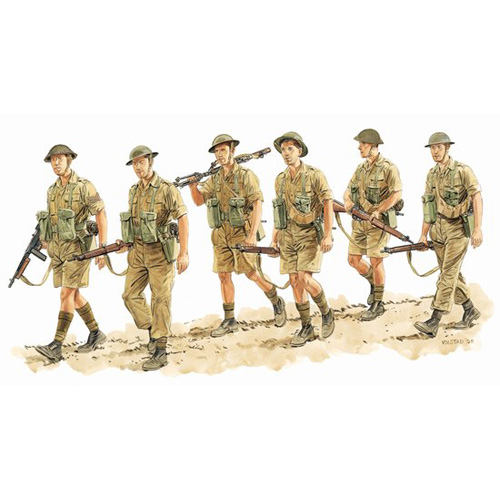 BD6380 1/35 Commonwealth Infantry Italy 1943 (6 Figures Set)