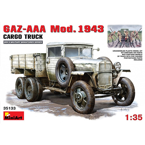 BE35133 1/35 GAZ-AAA Mod. 1943. Cargo Truck