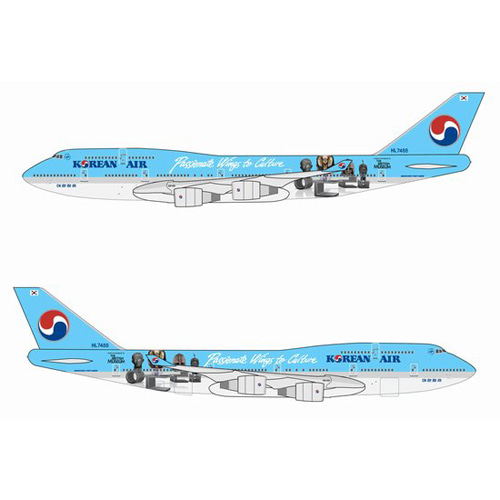 BD56218 1/400 Korean Air B747-400 ~ HL7488 Passionate Wings to Culture