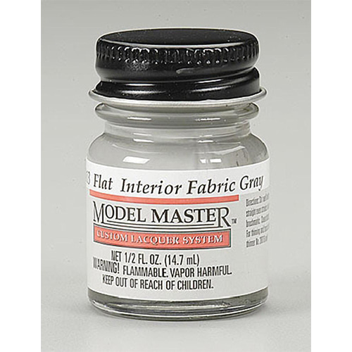 JE28013 Model Master Flat Interior Fabric Gray 1/2 oz