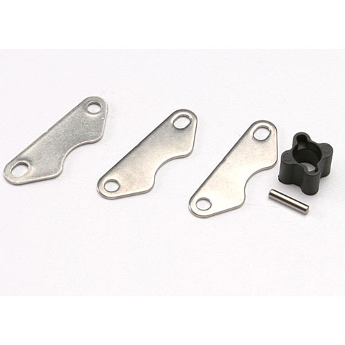 AX5565X Brake disc hub (for Revo rear brake kit)/ 2mm pin (1)/ Brake pads (3)