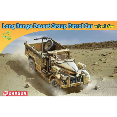 BD7439 1/72 Long Range Desert Group (LRDG) Patrol Car w/Lewis Gun