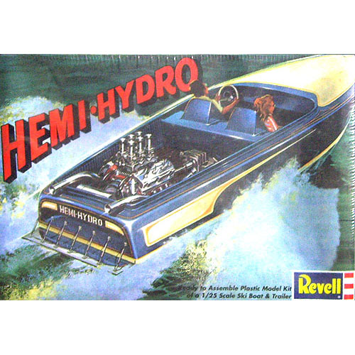 BM7692 1/25 Hemi-Hydro Ski Boat w/ Trailer