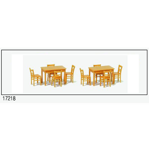FSP17218 1/87 의자와 탁자 (미도색:탁자2의자8)