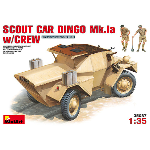 BE35087 1/35 Scout Car Dingo Mk 1A w/crew