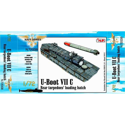 BSN72008 1/72 U-boot VII Winding platform (2 chute version)