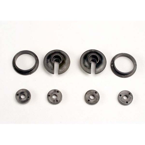 AX3768 Spring retainers upper &amp; lower (2)/ piston head set (2-hole (2)/ 3-hole (2))