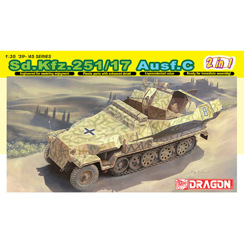 BD6592 1/35 Sd.Kfz. 251/17 Ausf.C / Command Version (2 in 1)
