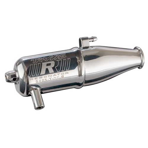 AX5485 Tuned pipe Resonator R.O.A.R. legal (dual-chamber enhances mid to high-rpm power)