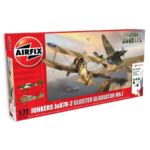 BB50179 1/72 Junkers JU87R-2 / Gloster Gladiator