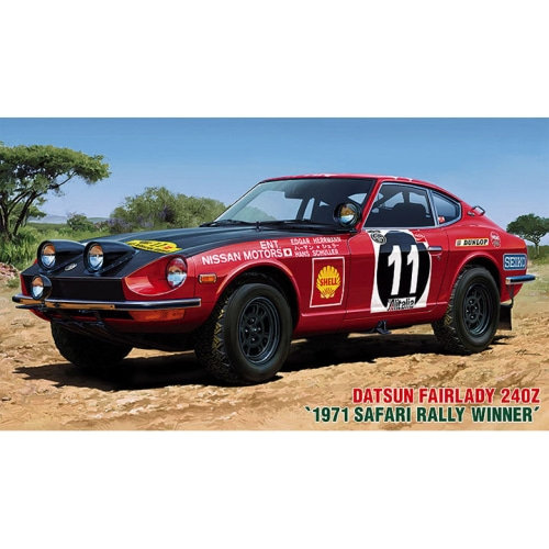 BH21268 HR8 1/24 Datsun Fairlady 240Z 71 Safari Rally Winner