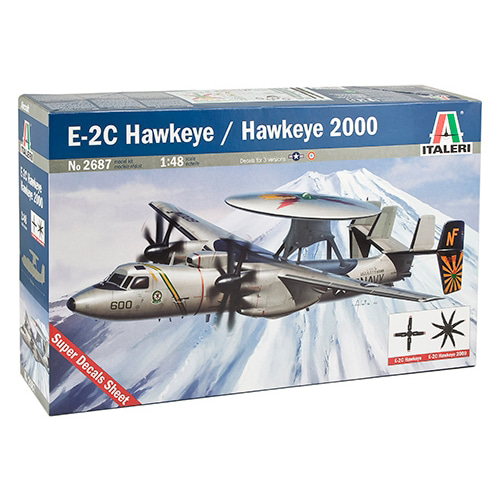 BI2687 1/48 E-2C Hawkeye(키네틱 재포장- 카르토그라프 데칼포함) (이탈레리 단종)