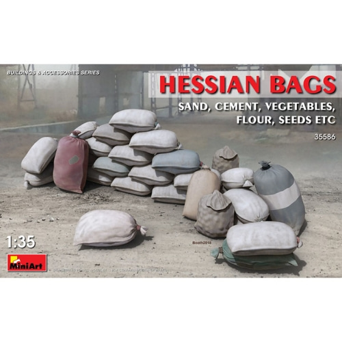 BE35586 1/35 Hessian Bags(Sand,Cement,Vegetables,Flour,Seeds etc)-전차 및 야포, 바닥판 미포함