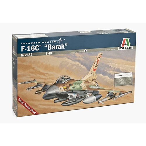 BI2686 1/48 F-16C Barak (키네틱 재포장)(이탈레리 단종)