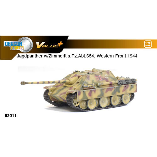 BD62011 1/72 Jagdpanther w/Zimmerit s.Pz.Abt.654 Western Front 1944