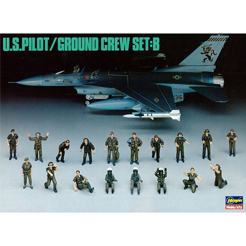 BH36005 X48-5 1/48 US Pilot/Ground Crew Set B