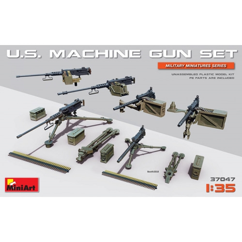 BE37047 1/35 U.S. Machine Gun Set