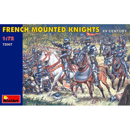 BE72007 1/72 French Mounted Knights. XV c.
