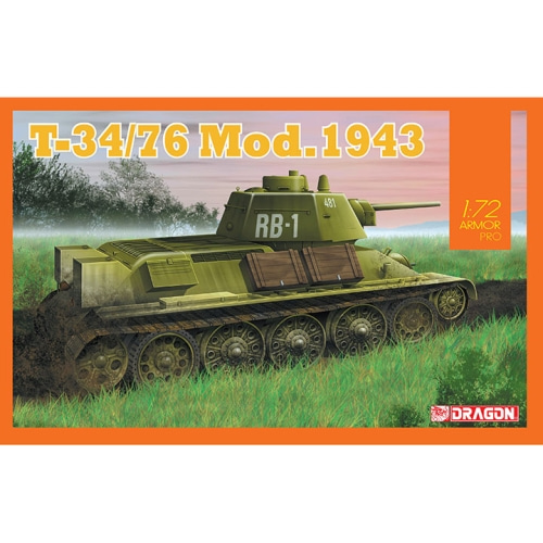 BD7596 1/72 T-34/76 Mod.1943