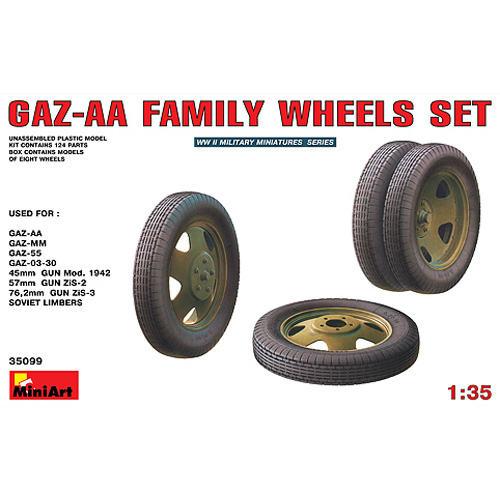 BE35099 1/35 GAZ-AA Family Wheels set