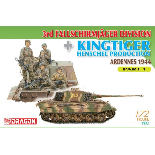 BD7361 11/72 3rd Fallschirmjager Division + Kingtiger Henschel Production (Ardennes 1944) Part 1