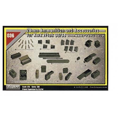 BR35036 1/35 20mm Ammunition and Assessories for Kwk /Flak 30/38
