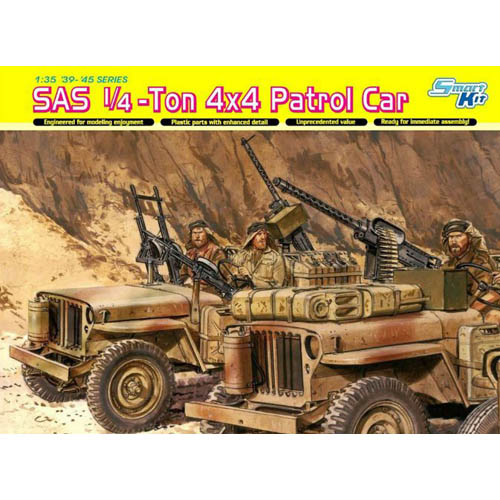 BD6745 1/35 SAS 1/4-Ton 4x4 Patrol Car with Crew -