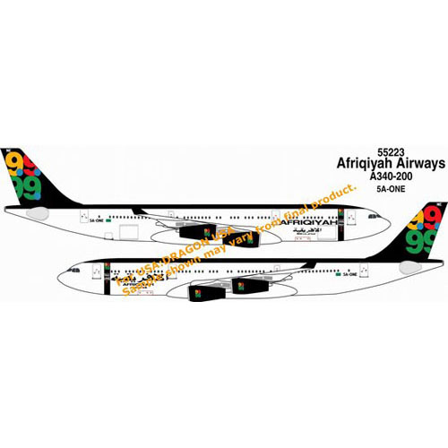BD55223 1/400 Afriqiyah Airways Airbus A340-200