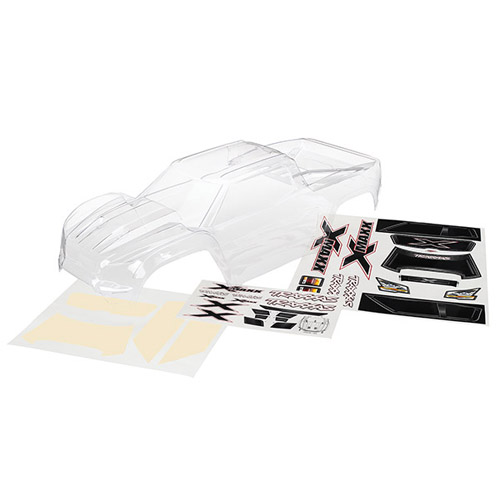 AX7711 Body X-Maxx (clear trimmed requires painting)/ window masks/ decal sheet