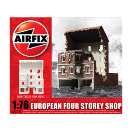 BB75007 1/76 European Four Storey Shop Ruin(레진)