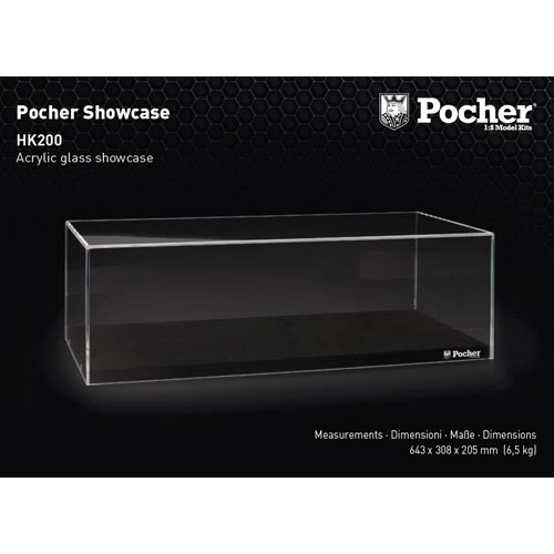 BBPHK200 Pocher Showcase (Acrylic glass showcase) - 포커 아벤타도르 전용 케이스