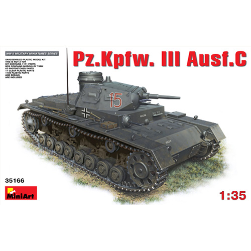 BE35166 1/35 Pz.Kpfw.III Ausf.C(New Tool-20142015)