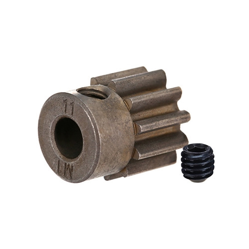 AX6484X Gear, 11-T pinion (1.0 metric pitch) (fits 5mm shaft)/ set screw