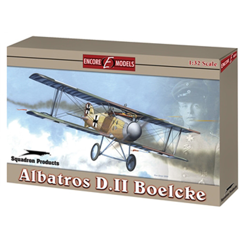 ESEC32001 1/32 Albatros D.II &#039;Boelcke&#039; (뷜케 레진 인형 및 레진엔진 에칭 포함)