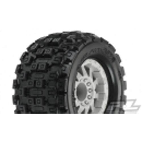 AP10127-25 Badlands MX38 3.8&quot; (Traxxas Style Bead) All Terrain Tires Mounted