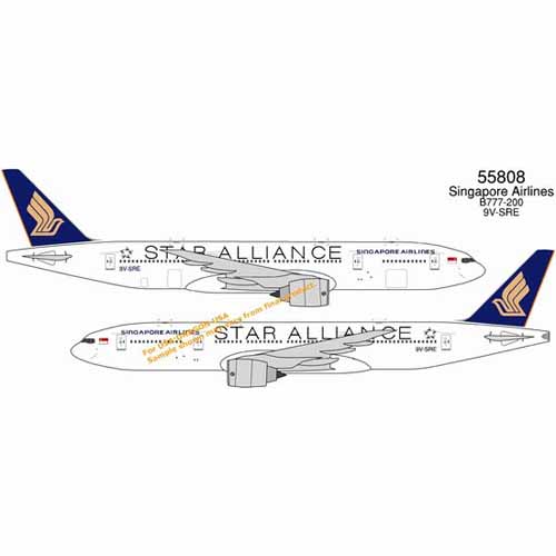 BD55808 1/400 SINGAPORE 777-200