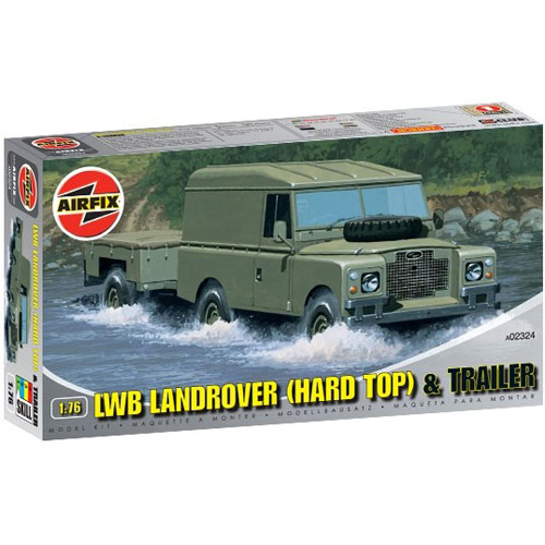 BB02324 1/76 LWB Landrover (Hard Top) &amp; Trailer-소프트탑