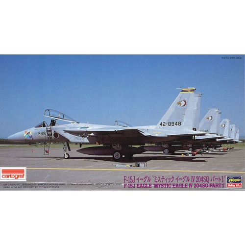 BH02292 1/72 F-15J Eagle Mystic Eagle IV 204SQ Part1-카르토그라프 데칼 포함
