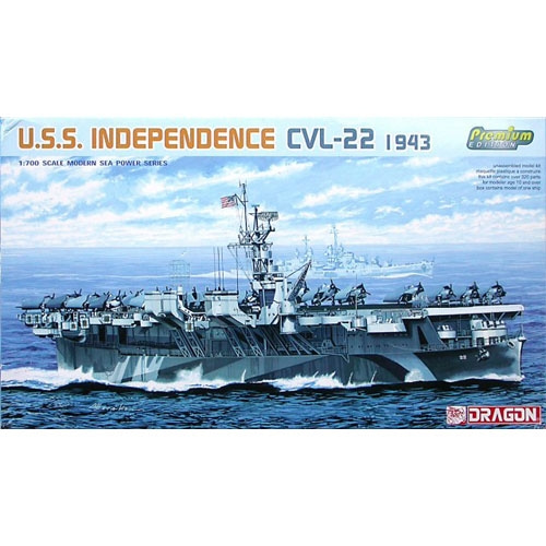 BD7054 1/700 U.S.S. Independence CVL-22 1943
