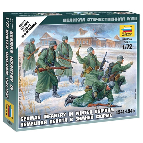 BZ6198 1/72 German Infantry (Winter Uniform) (New Tool- 2014)