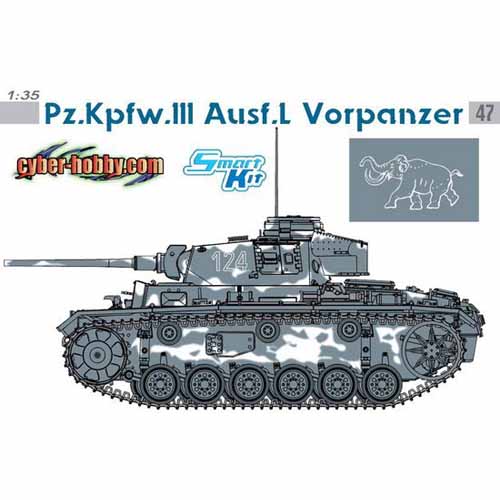 BD6422 1/35 Cyber Hobby Pz.Kpfw.III Panzer III Ausf.L Vorpanzer