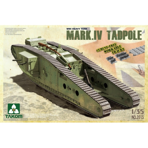BT2015 1/35 WWI Heavy Battle Tank Mark IV Tadpole