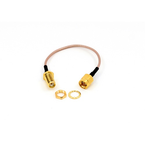 high quality 90mm low loss antenna extension cord/feeder (80 SMA 20 RPSMA) [DDC1124]