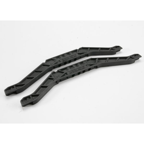 AX4963 Chassis braces lower (black) (for long wheelbase chassis) (2)