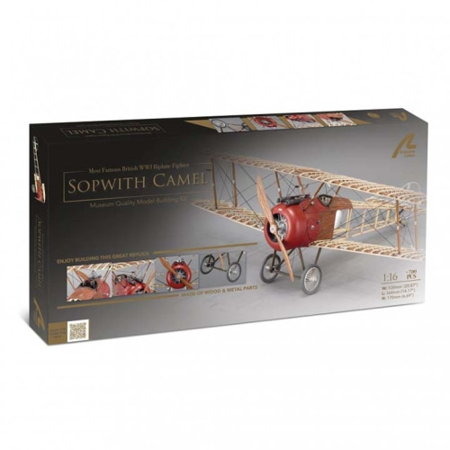 BA20351 1/16 Sopwith Camel Fighter : Wooden and Metal Model