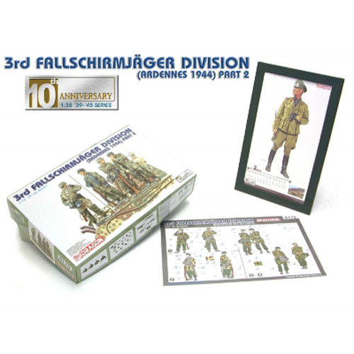 BD6170 1/35 1/35 3rd Fallschirmjager Division (Ardennes 1944) PART 2 - 박스 손상